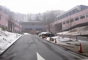キャンパス雪景色＜１＞